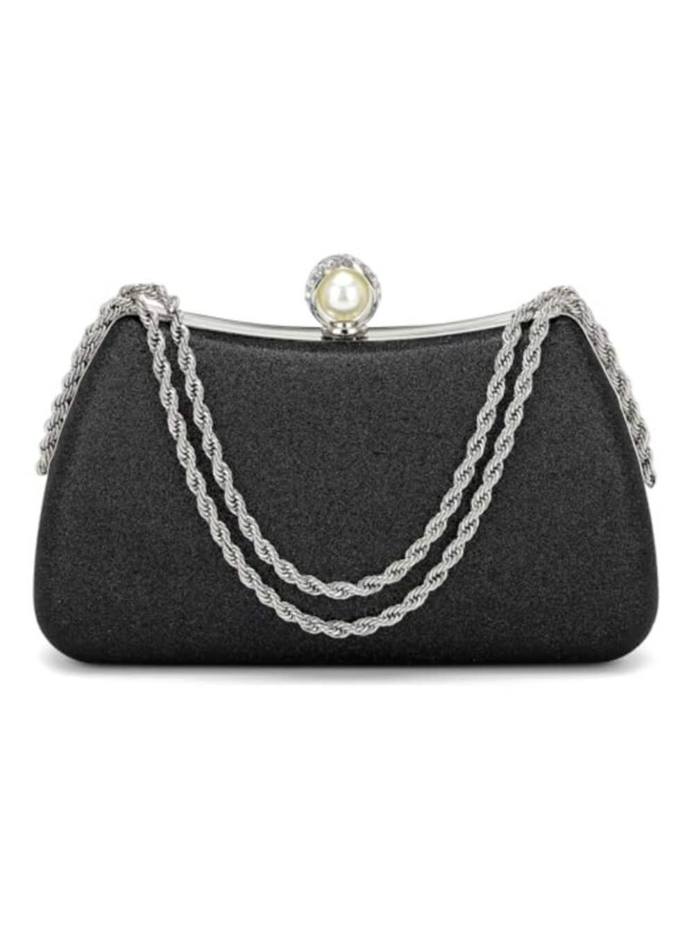 Luxury Sequin Clutch Purse Women Satin Sparkly Evening Wedding Handbag Gold